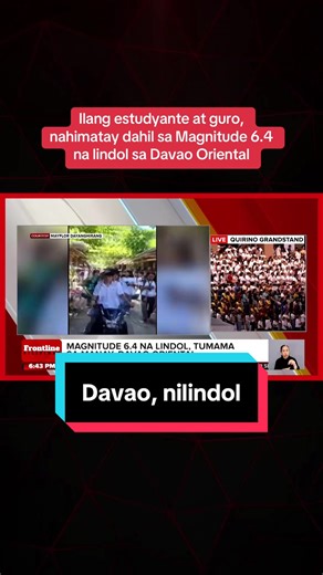 Lindol sa Davao Oriental: Epekto sa mga Estudyante at Guro