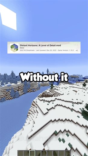 Minecraft: INFINITE Render Distance Update! #rendering #minecraft #Update | Uriah