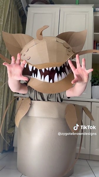 Creative Plant Monster Costume for Halloween Fun