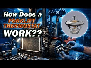 How a Forklift Thermostat Works | Forklift Cooling System Thermostat Explained | 3D Animation
