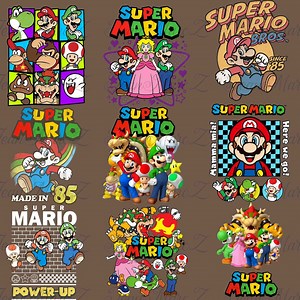 Super Mario PNG Bundle, Super Mario Bundle, Cartoon Characters Png, Super Mario Transparent PNG, Mario and Luigi, Mario Bros Png, Movie PNG - Etsy Australia