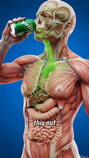 One Sip of Sprite Inside Human Body 😳 | 3D Anatomy
