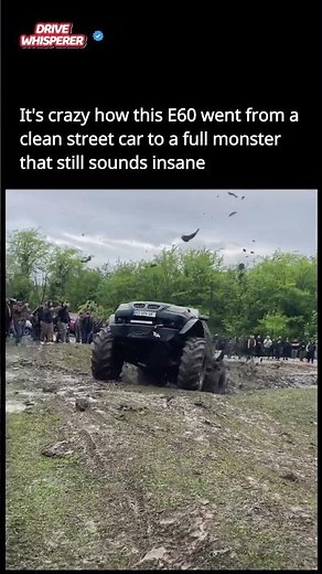 That E60 looks like it can go anywhere