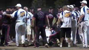This video right here is classic 😂😂😂👊 #brawl #softball | Kings Slowpitch Softball