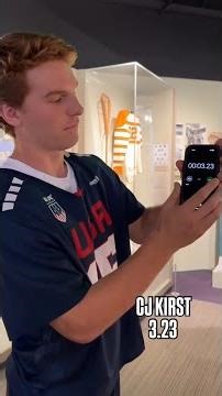 He Hit 5:00 EXACTLY 😳 | Stopwatch Challenge Men's National Team