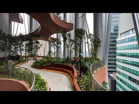 Sky Garden walk at the Newest Singapore Skyscraper CapitaSpring
