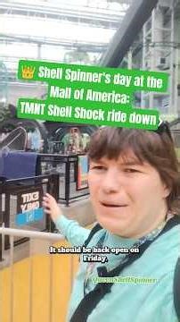 Queen Shell Spinner's day at the Mall of America: TMNT Shell Shock down