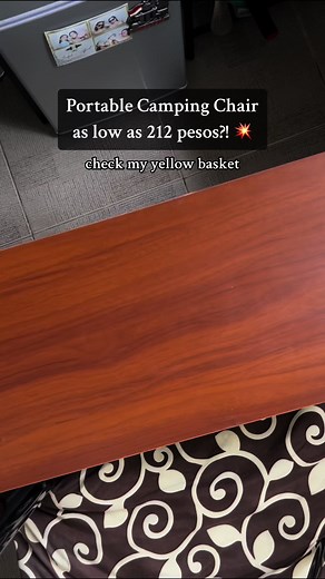 Portable Camping Chair as low as 212pesos⁉️ YASSS. Retail price is 2️⃣7️⃣9️⃣ pesos but most times, they give away promos and vouchers. Check reviews 😉 I got mine as low as 212.07 pesos ✨ Mas makakasave ka pa kesa sa B1T1. ✔️Thick Waterproof Materials ✔️reinforced steel pipes— durable ✔️150 kg max loading weight ✔️ 50cm x 50cm x 80cm ✔️one stretch open ✔️compact ANO NA?! CHECKOUT NA SA YELLOW BASKET 😉👇🏻👇🏻👇🏻#camping #campingchair #chair #trending #outdoorchair #foldablechair #campinggear #