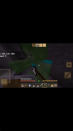 Zombie Ne Gher Liya 💀 Cave Fight Gone Wrong!#minecraft #viral #memes