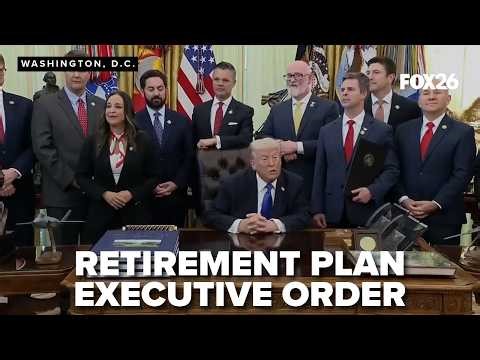 Trump signs order to help more US workers get retirement savings plans