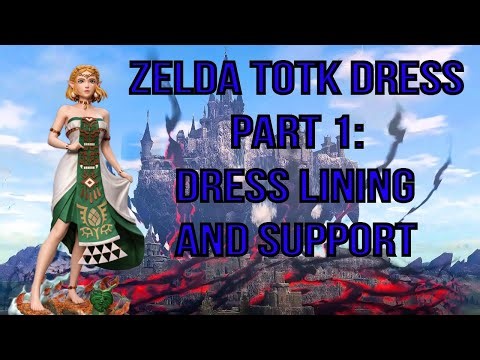 Zelda Zonai Dress Cosplay Build From Tears of the Kingdom | Part 1: Underdress Lining & Structure