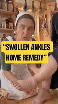 Ankle Swelling Relief in Minutes | Simple Home Remedy 🦶#amish #wellness #health #swellingankles