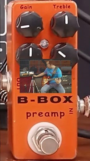 Instant Girth of transparent overdrive came out from this #mosky #bbox preamp pedal! 🥰🤩