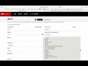 NRA Certified Instructors: how to register & edit a course & students