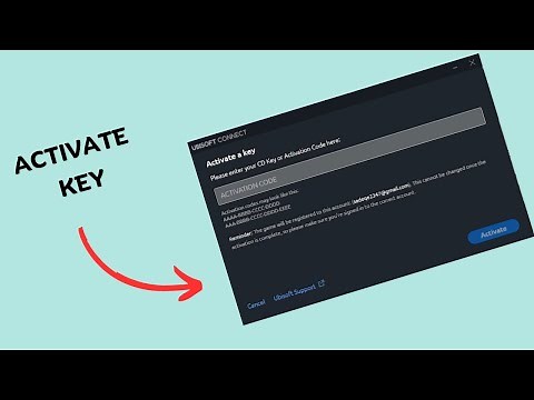 How to Activate a key in UbiSoft