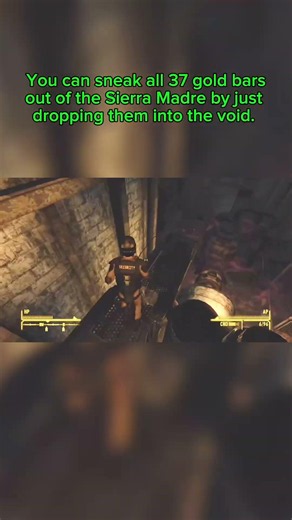 How to sneak all the 37 gold bars out of the Sierra Madre Casino in Fallout New Vegas: Deadmoney DLC