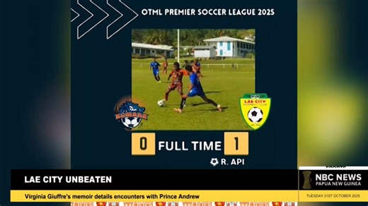 Lae City FC remain unbeaten in the OTML Premier Soccer League. 🇵🇬⚽ | NBC Sports PNG