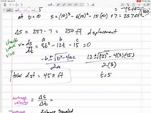 Dynamics - Particle kinematics example 3