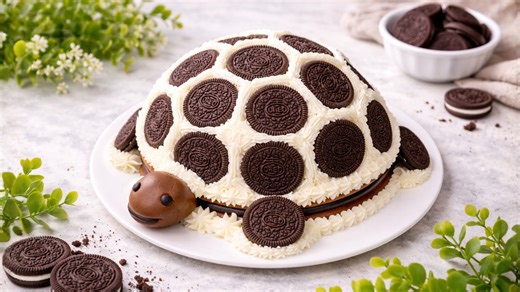 How to make Oreo turtle cake