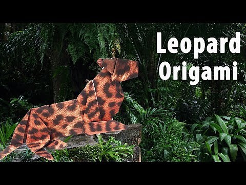 leopard origami