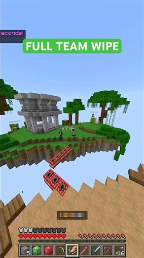 Full Team Wipe in Minecraft Cubecraft Lucky Islands