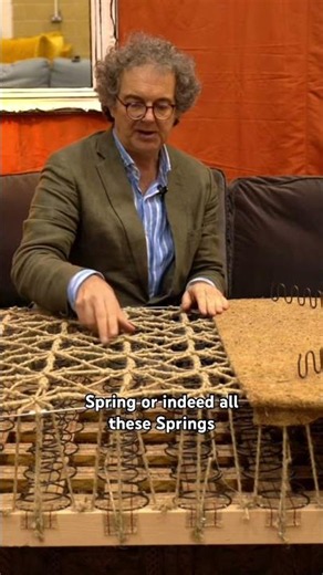 Up until the 1950s most sofas used these springs, until cheaper alternatives took over.