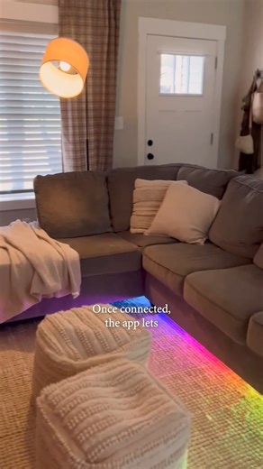 Who knew a few lights could change the whole mood? 🌈 The Lepro WL1 AI wall lights blend perfectly into my home — soft glow for quiet mornings, warm tones for cozy nights, or vibrant color bursts for weekend vibes. Easy setup, instant upgrade. #lepro #leprolights #ailighting #WL1 #homedecor #cozyvibes #livingroomstyle #ambientlighting #moodlighting #lightingdesign #cozy #vibrantcolors #vibes #LivingRoomDecor #decor | LE