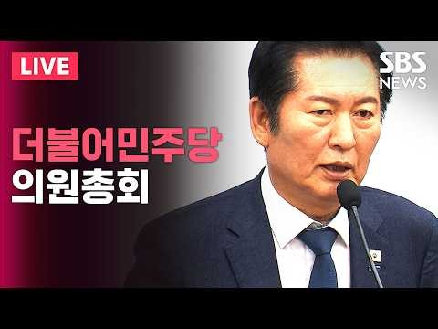 🔴LIVE Democratic Party General Meeting Broadcast(6/5) | SBS Real-time Live