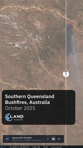 Satellite technologies play a vital role in monitoring natural disasters. By analyzing multispectral and thermal imagery, experts can assess the affected areas, track fire progression, and evaluate post-event damage to support response and recovery efforts: https://bit.ly/48KEk57 Our thoughts are with everyone affected by the recent wildfires across south-east Queensland. | EOSDA LandViewer | Facebook