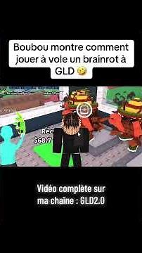 Boubou montre comment jouer à vole un brainrot à GLD