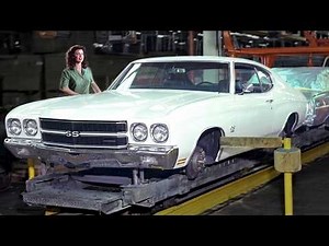 Inside Chevrolet plant (closed decades ago): Building Chevrolet Chevelle SS