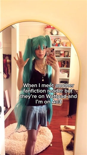 Wattpad vs Ao3 is VERY different #cutecore #miku #wattpad #ao3 #fanfiction #controversy #cosplayer