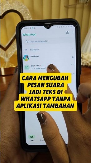 How to Convert Voice Messages to Text Without Additional Apps - WhatsApp Tutorial