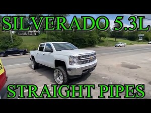 2014 Chevy Silverado 5.3L DUAL EXHAUST w/ STRAIGHT PIPES!