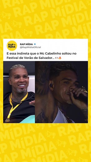 Mc Cabelinho soltou uma indireta para Rodriguinho no Festival de verao de salvador… 👀🔥 #mccabelinho #rodriguinho #bbb #bbb24