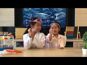 Victoria & Eleanor’s Science Experiment #3: Chemical Reaction - Rainbow Lava