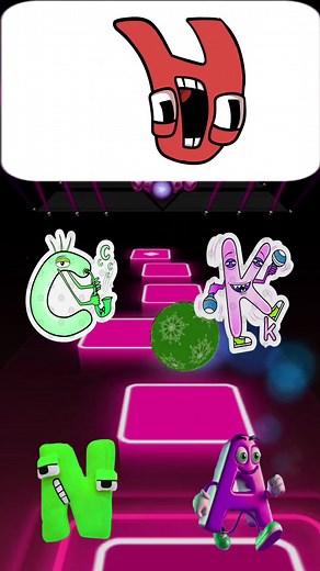 Alphabet Lore C vs Alphabet Lore N vs Funny Alphabet Lore Coffin x Coffin Dance Tiles Hop Edm Rush | Vip Gs Gamer