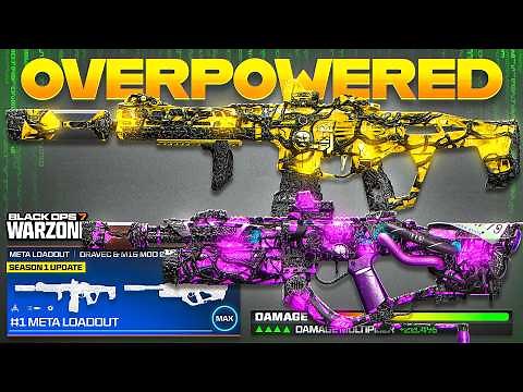 the *NEW* BEST LOADOUT for BO7 WARZONE after SEASON 1 UPDATE! (Best Meta Loadout in COD WZ S1)