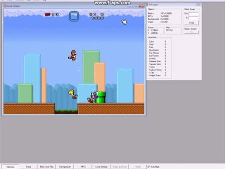 [2014-02-16] SMBX experiments: Level intercross sections demonstration