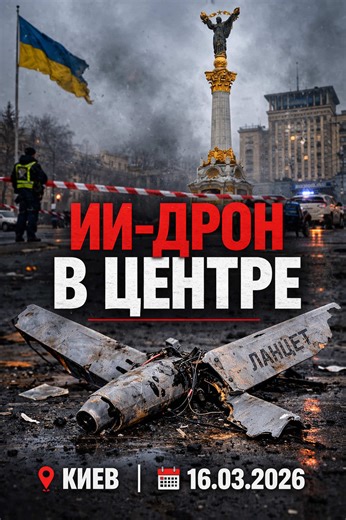 🚀 ИИ-ДРОН АТАКОВАЛ #КИЕВ 📍 Сегодня в 09:10 обломки ударного БпЛА упали в самом центре столицы на Майдане Независимости. По данным мониторинга, целью был правительственный квартал, жертв в районе падения нет. ⚡️ Аналитики идентифицировали обломки как модернизированный #Ланцет с системой автономного навигации. Это первое зафиксированное применение дрона с искусственным интеллектом в городской черте. 🛡 В городе введены экстренные отключения #Электричество из-за повреждения объектов инфраструктур