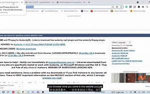 如何为audacity添加ffmpeg库