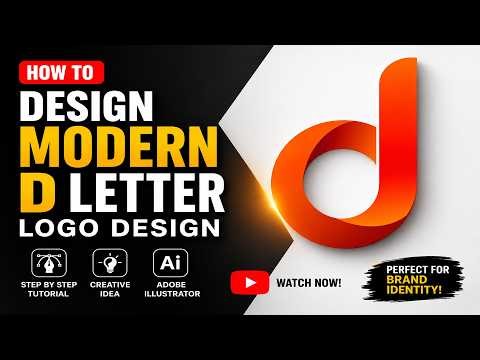 D Letter Logo Design in CorelDraw | Graphics Design Tutorials in Hindi | CorelDraw tutorials