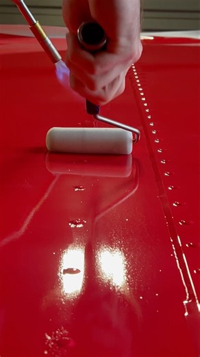 The satisfying process of heating vinyl over truck rivets 🔥