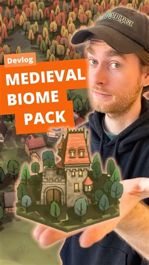 DORFROMANTIK Medieval Biome Pack! #indiegame #devlog