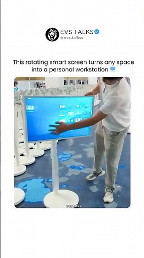 This Rotating Smart Screen Turns Any Space Into a Personal Workstation 😳💻