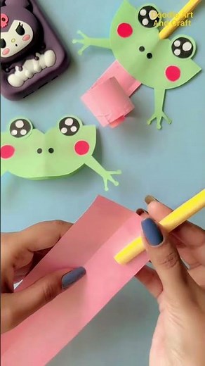 Paper Cute Frogs |Kids Friendly Easy Craft |School Project |DIY |Fun Activity