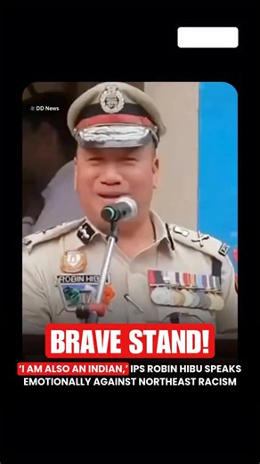 IPS officer’s voice rising above divides: “I am also an Indian.” Robin Hibu’s words paint a picture of unity, honouring Northeast traditions and our collective love for this nation. 👉🏽A Spark of Emotion His passionate speech stirs souls on Instagram, where users share tales of pride and connection. From misty hills to bustling cities, it reminds us of the strength in our shared identity. 👉🏽Journey of Belonging Robin, hailing from Arunachal Pradesh, channels years of advocacy into this moment