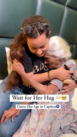 340K views · 33 reactions | They way she hugged me back 凉﫶 Cannot express in words how i felt 刺 Having Grand Parents in Family is a BIG BLESSING 刺刺 #reels #trendingreels #trending #foryou #reelsexplore #makeupaddict | Makeup Artistry by Anupreet | Facebook