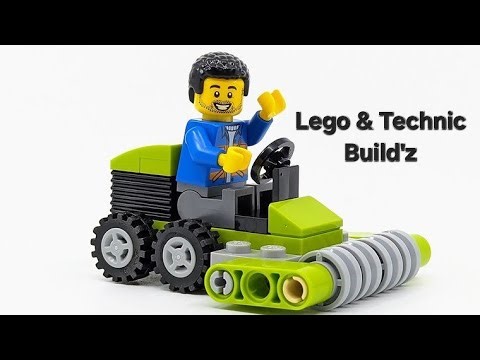 Lego City Ride On Lawnmower Lego Build