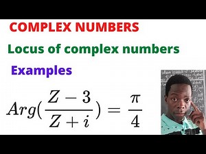 locus of complex numbers..........#africastruggle